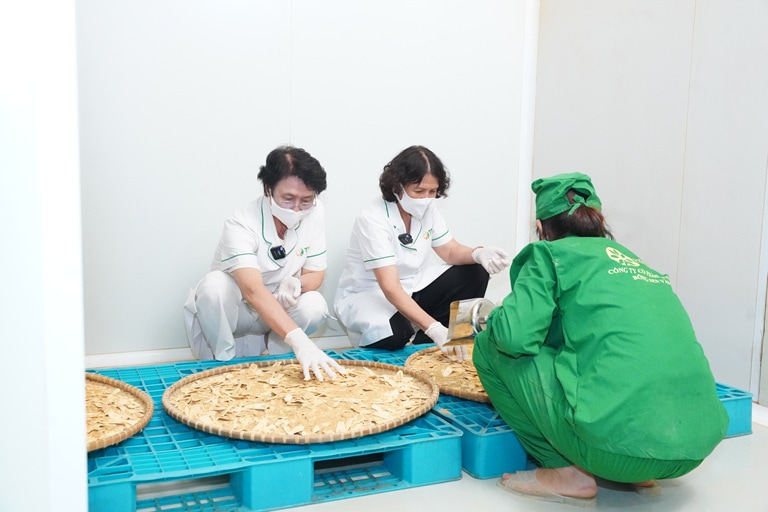 Từng vị thuốc đều được bảo quản rất cẩn thận, nghiêm ngặt